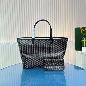Goyard Goyardine Canvas St. Louis PM Tote